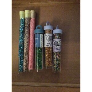 6 tubes of Misc Beads B37